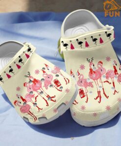 Valentine Day For Flamingo Crocs Sandals