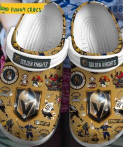 Vegas Golden Knights Nhl Crocs Clog Shoes