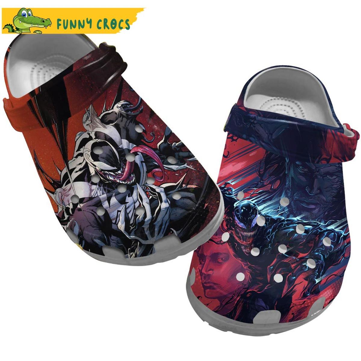 Venom Spiderman Crocs Clog Shoes