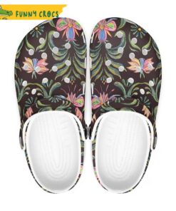 Personalized Flower Crocs Clogs