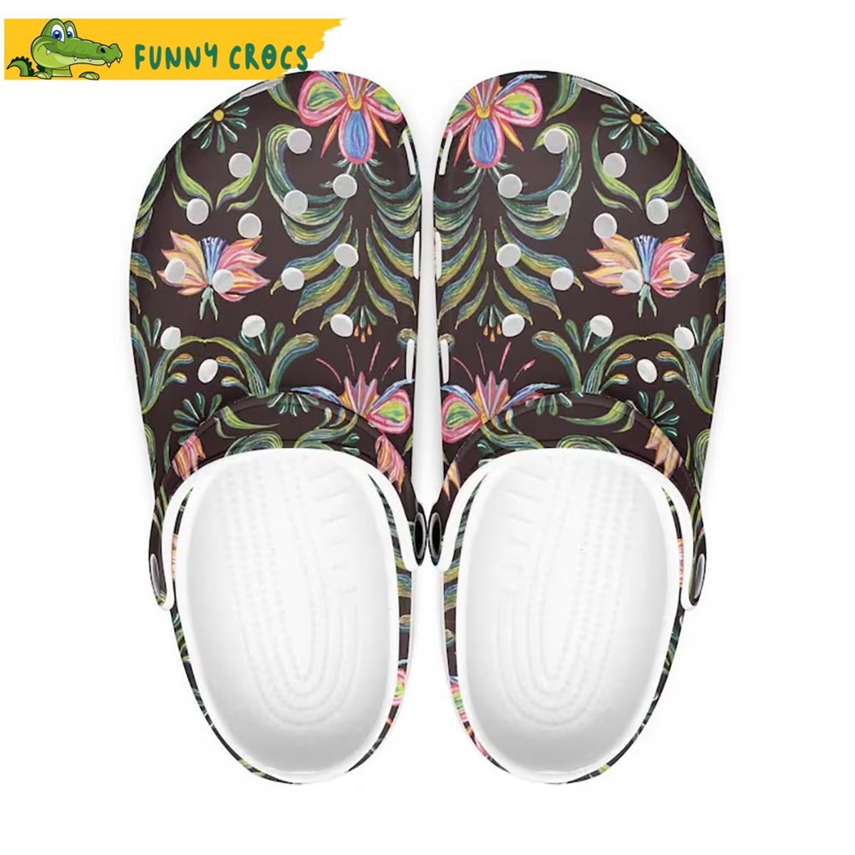 Flower Crocs Shoes