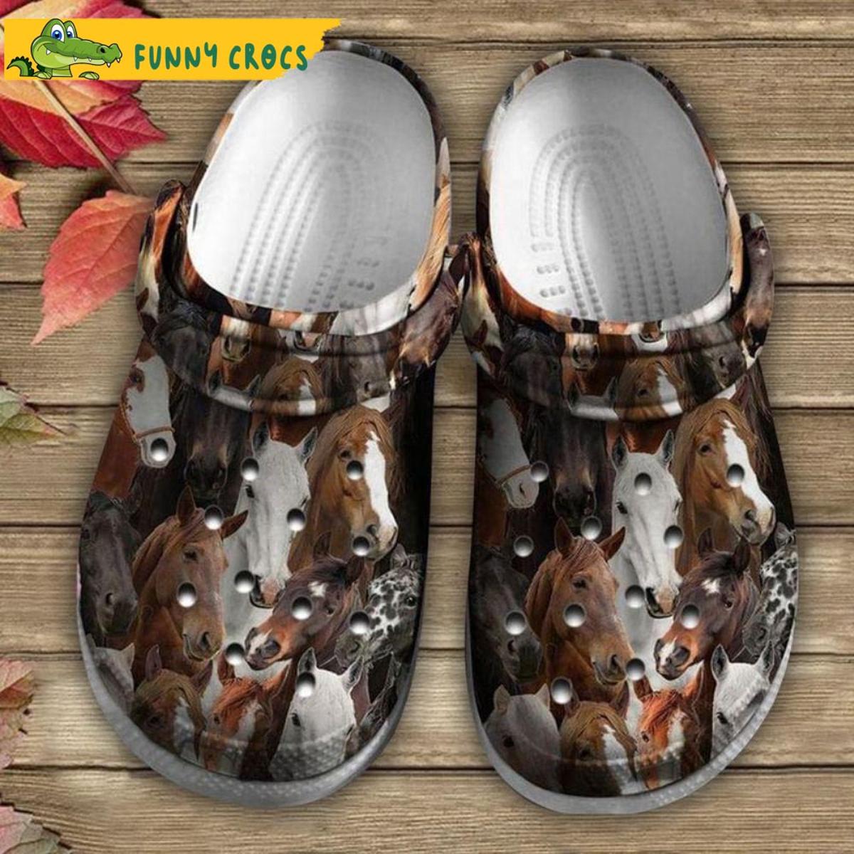 Unicorn Skull Horse Crocs Clog Shoes