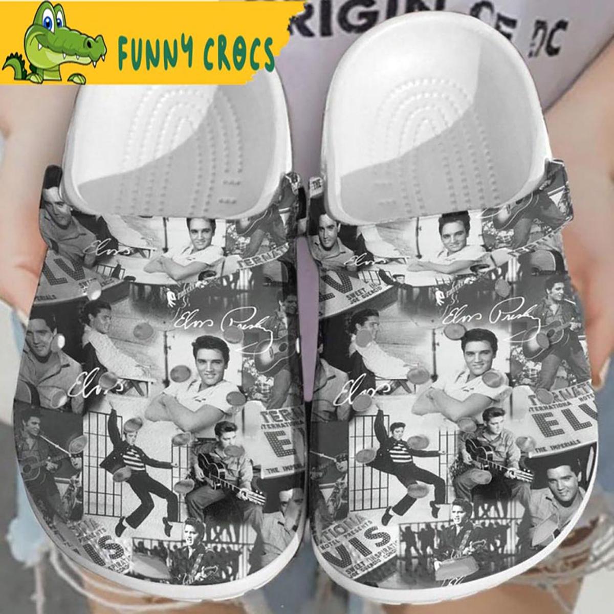 Tcb Elvis Crocs Clog Shoes