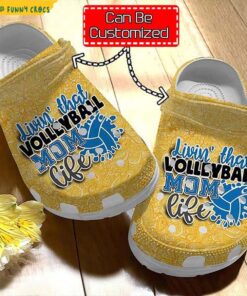 Volleyball Mom Decorations Crocs Sandals