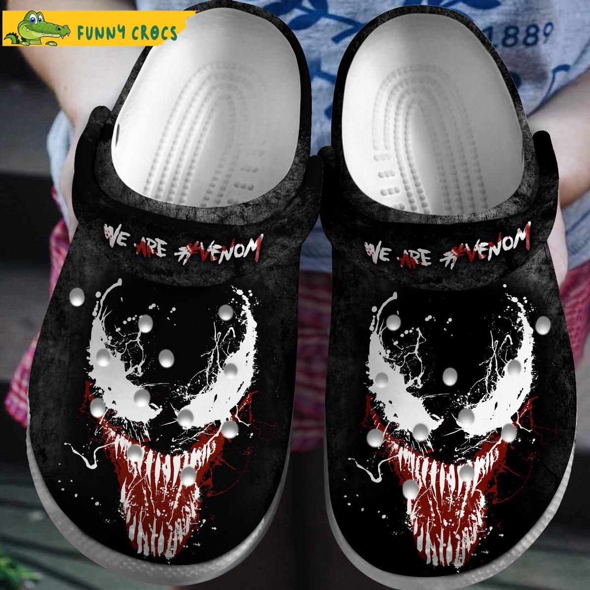 Venom Movie Crocs Slippers