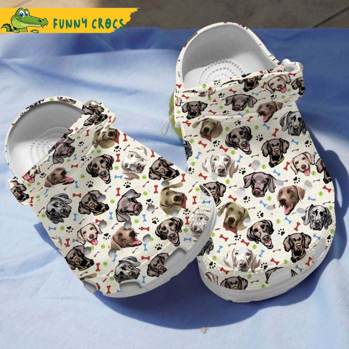 Cute Weimaraner Dog Crocs Clog