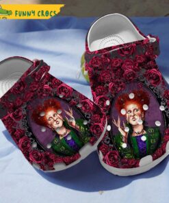 Hocus Pocus Sanderson Sisters It?€™s Just A Bunch Of Hocus Pocus Halloween Crocs Slippers