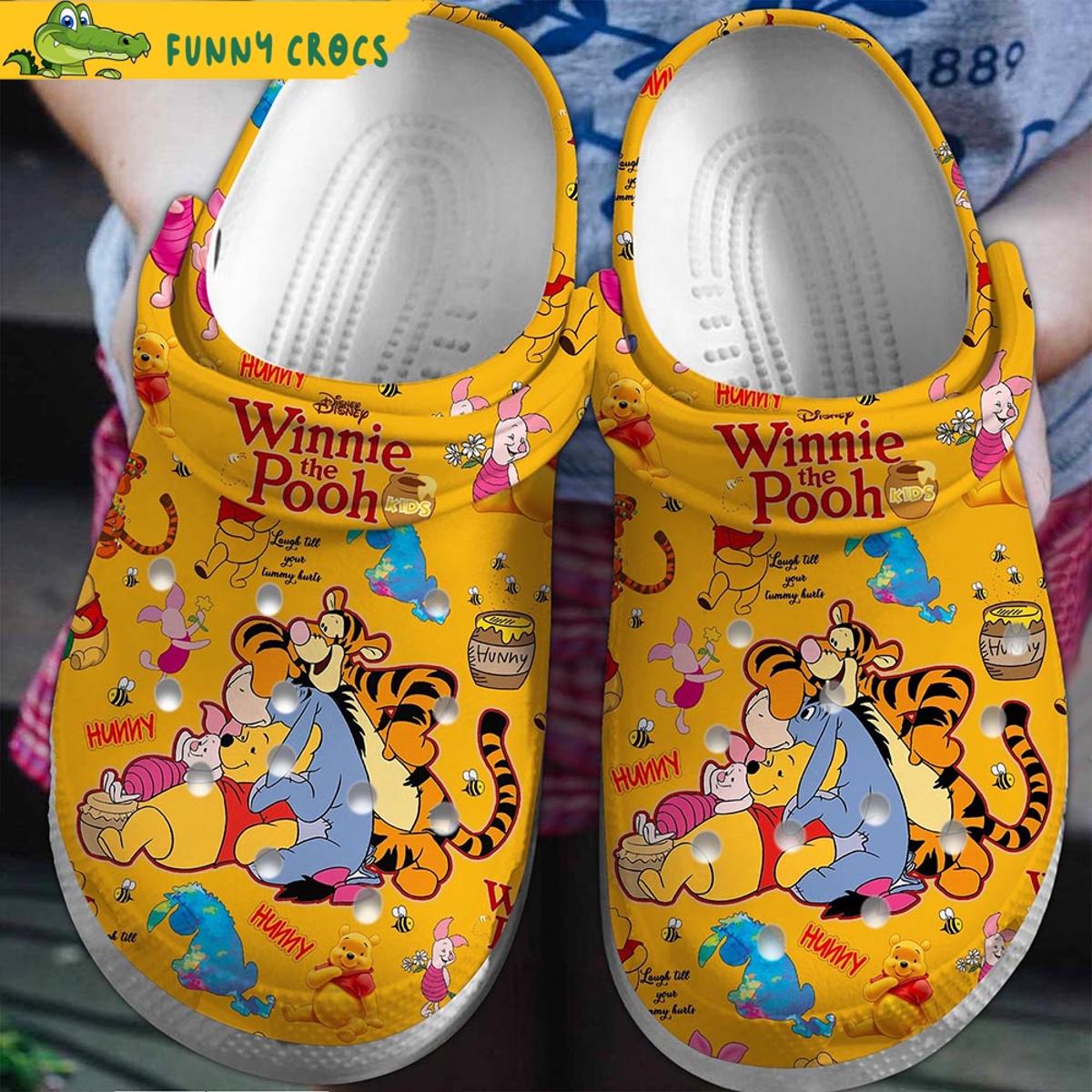 Winnie The Pooh Faces Disney Crocs Classic