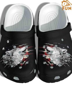 Strong Dragon And Wolf Crocs Clog