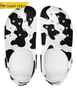 Women’s Cow Black Crocs Shoes