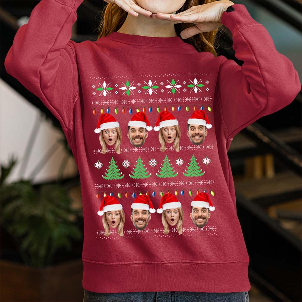 Custom Dog Christmas Sweaters Women