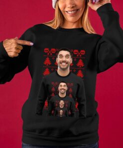 Womens Funny Endless Face Custom Ugly Christmas Sweater