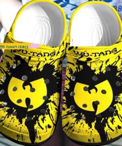 Yellow Wutang Crocs Sandals
