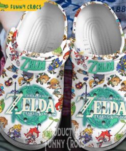 Zelda Gifts White Crocs Shoes