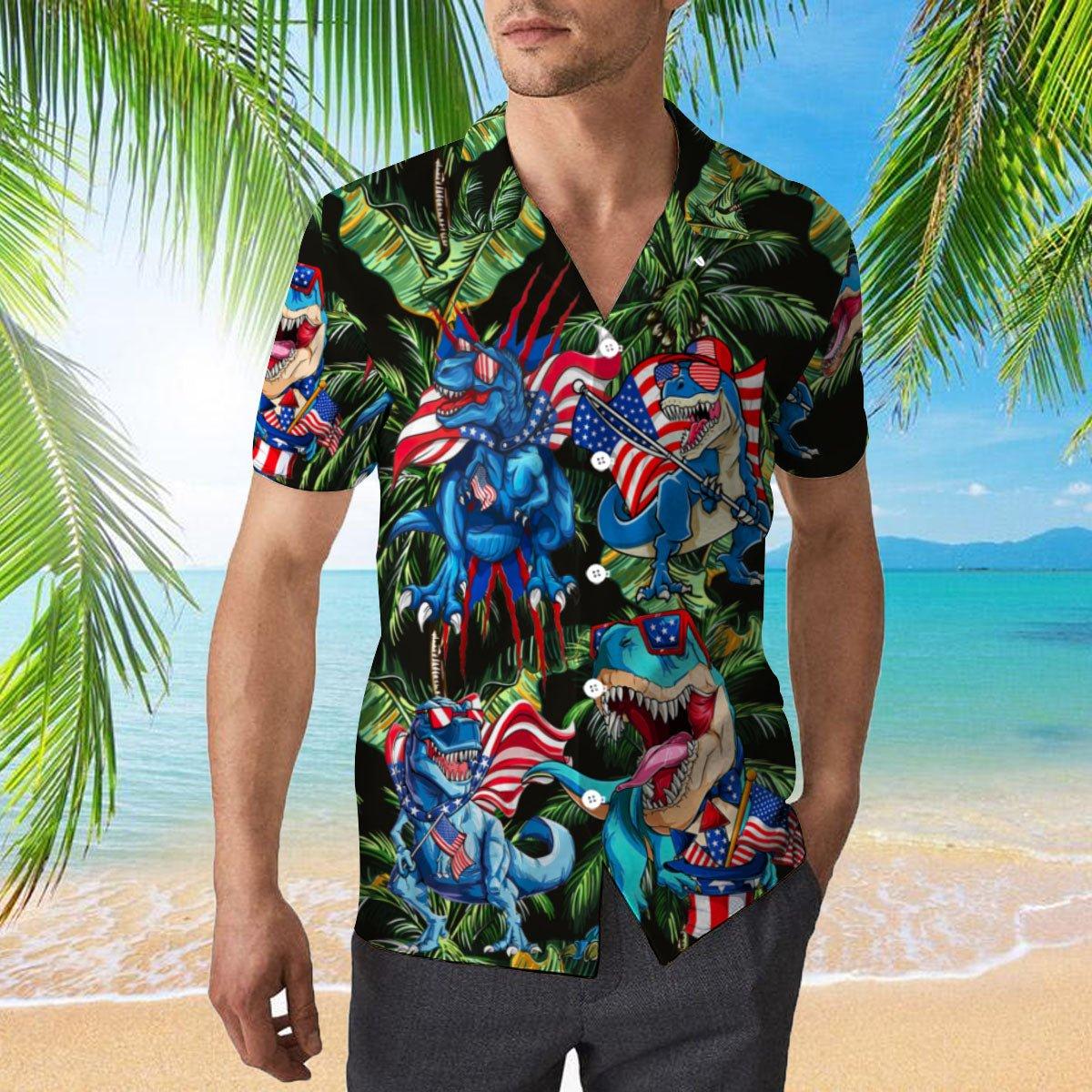 Day Halloween Dinosaur Hawaiian Shirt For Men Women