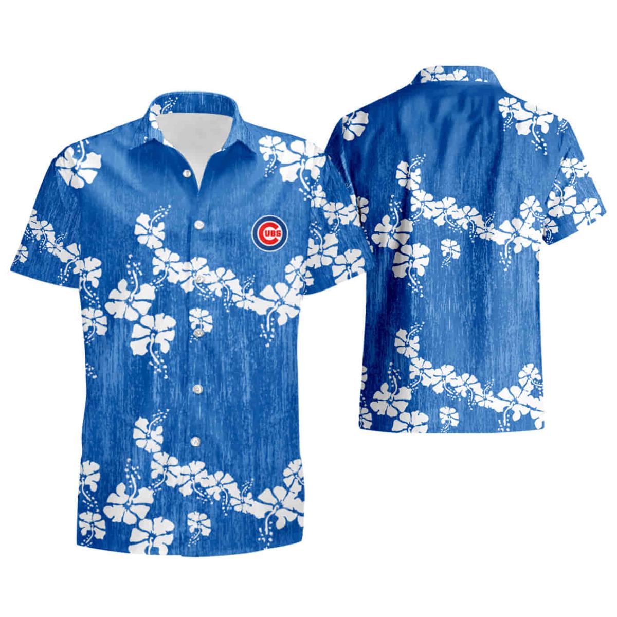 50th State Cubs Hawaiian Shirt Outfit For Men