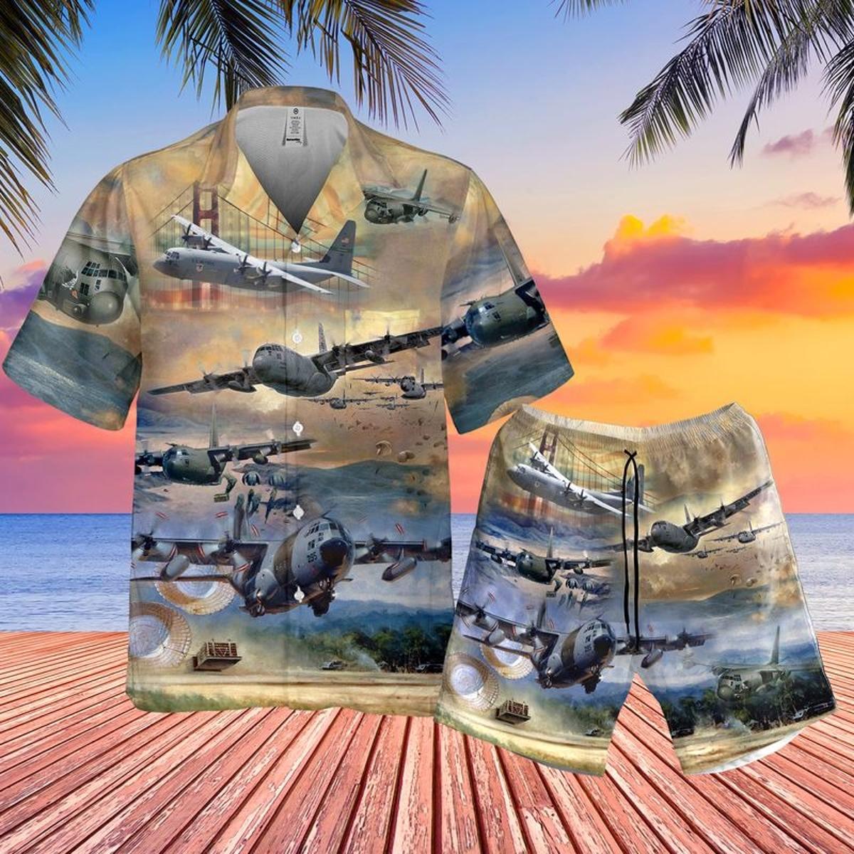 United States Coast Guard C 130 Hawaiian Shirt For Fans