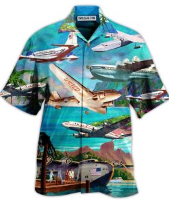 Airplane Hawaiian Shirt For Men And Women