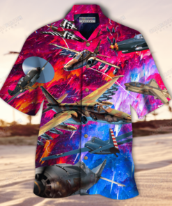 Aircraft On Sunset Hawaiian Shirt For Men And Women