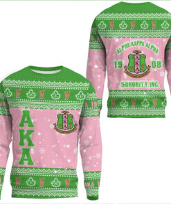 Alpha Kppa Alpha Aka Christmas Sweater Gift For Fans