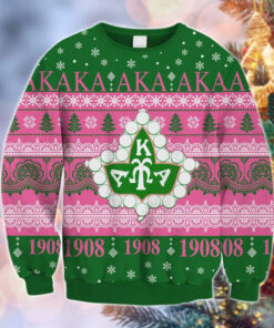 Aka Sorority Ivy Leaf Best Ugly Christmas Sweater