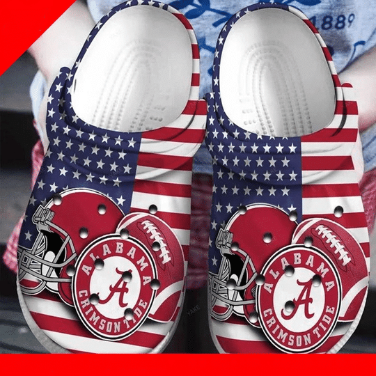 Alabama Crimson Crocs For Fans