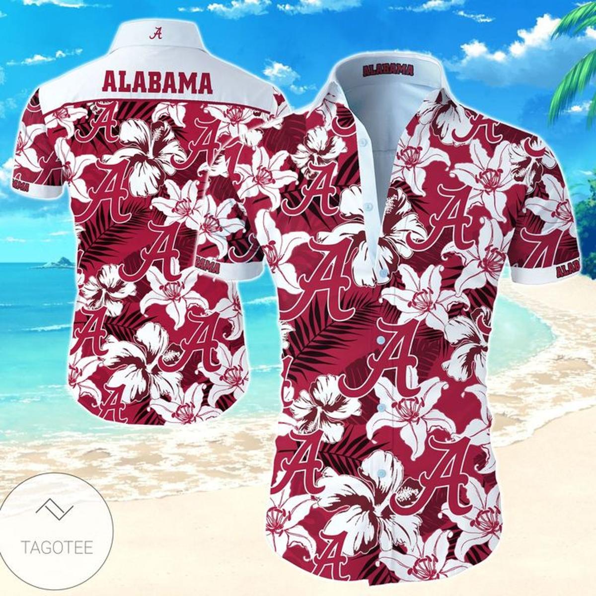 Crimson Alabama Crimson Tide Hawaiian Shirt