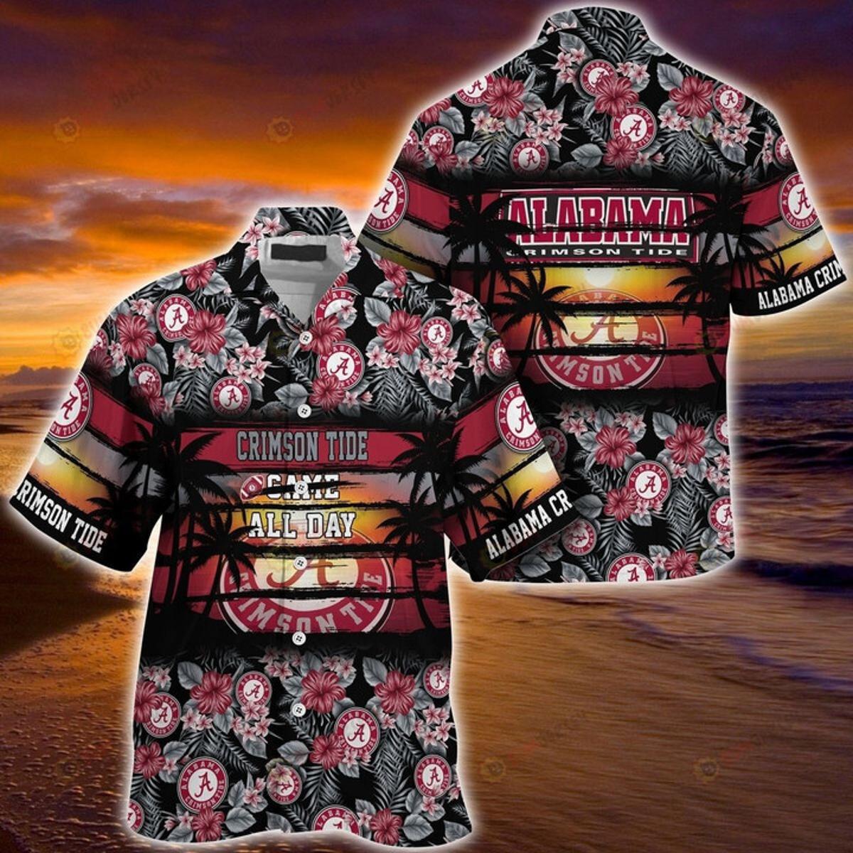 Alabama Crimson Hawaiian Shirt Gift For Fans