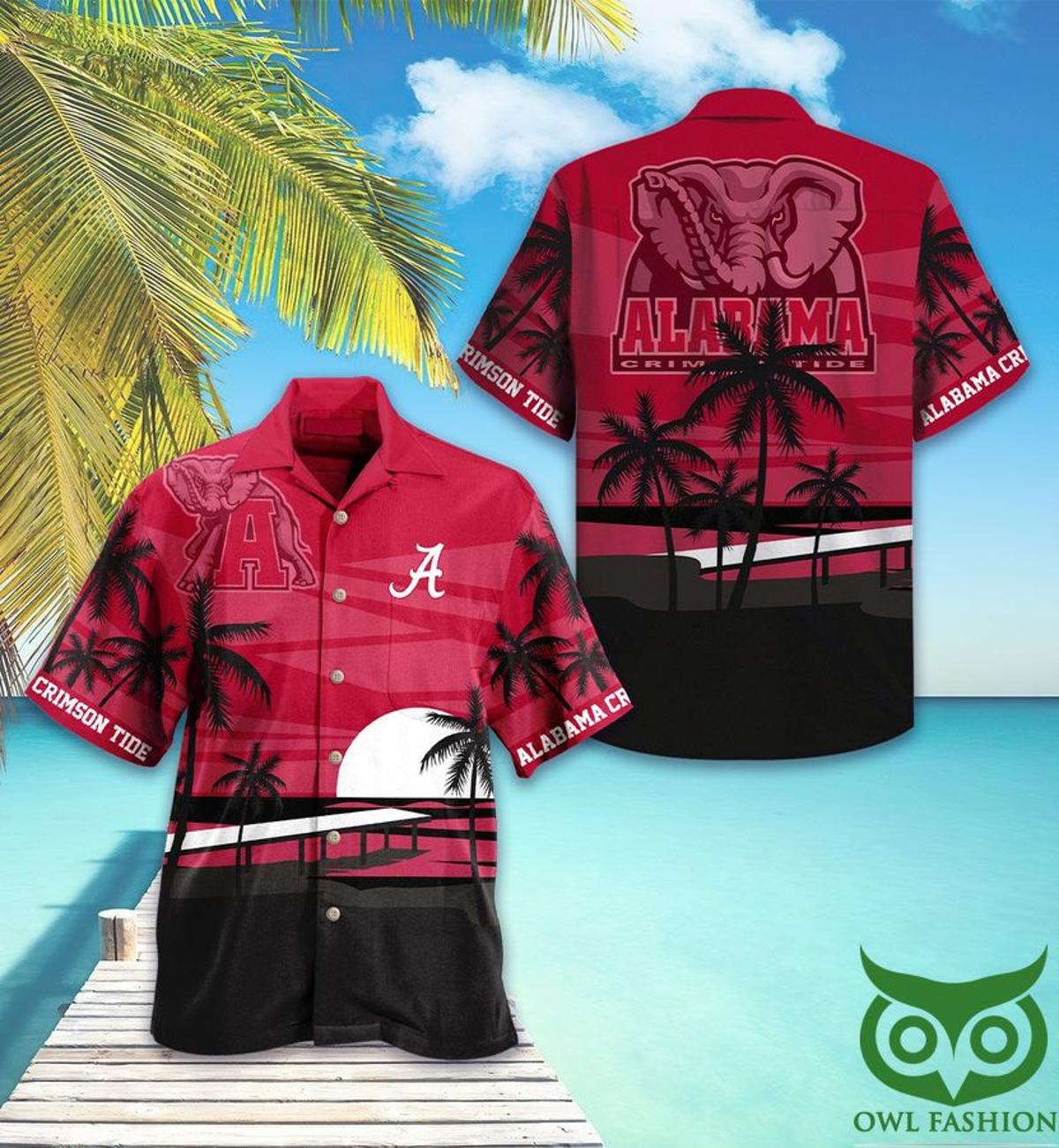 Alabama Football Crimson Tide Hawaiian Shirt