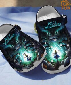 Alice In Wonderland Patterned Crocs