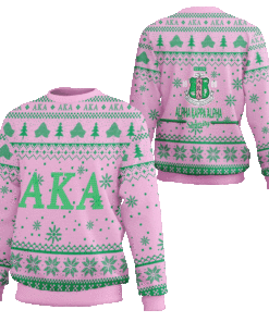 Aka Sorority Christmas Sweater For Men And Women