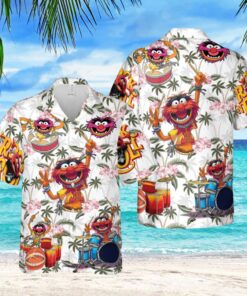 Muppets Ernie Elmo Cartoon Tv Series Movie Hawaiian Shirt Gift