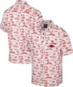 Arkansas Razorbacks Colosseum Spontaneous Is Romantic Camp Hawaiian Shirt