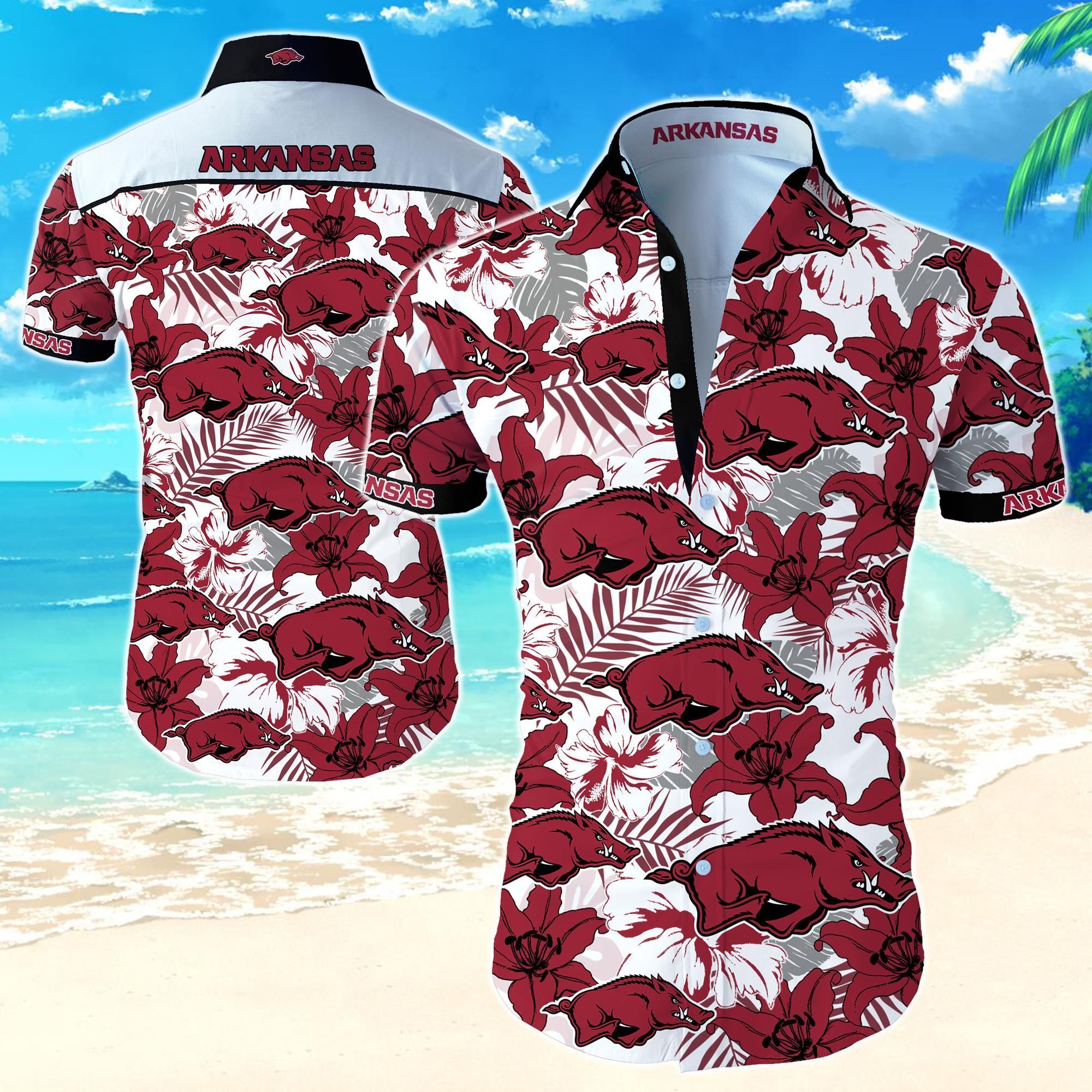 Arkansas Razorbacks Hawaiian Shirt Summer Shirt For Men