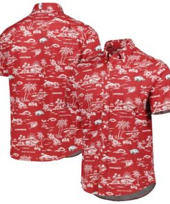 Arkansas Razorbacks Reyn Spooner Performance Hawaiian Shirt