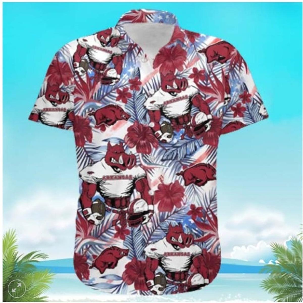 Arkansas Razorbacks Hawaiian Shirt Summer Shirt For Men