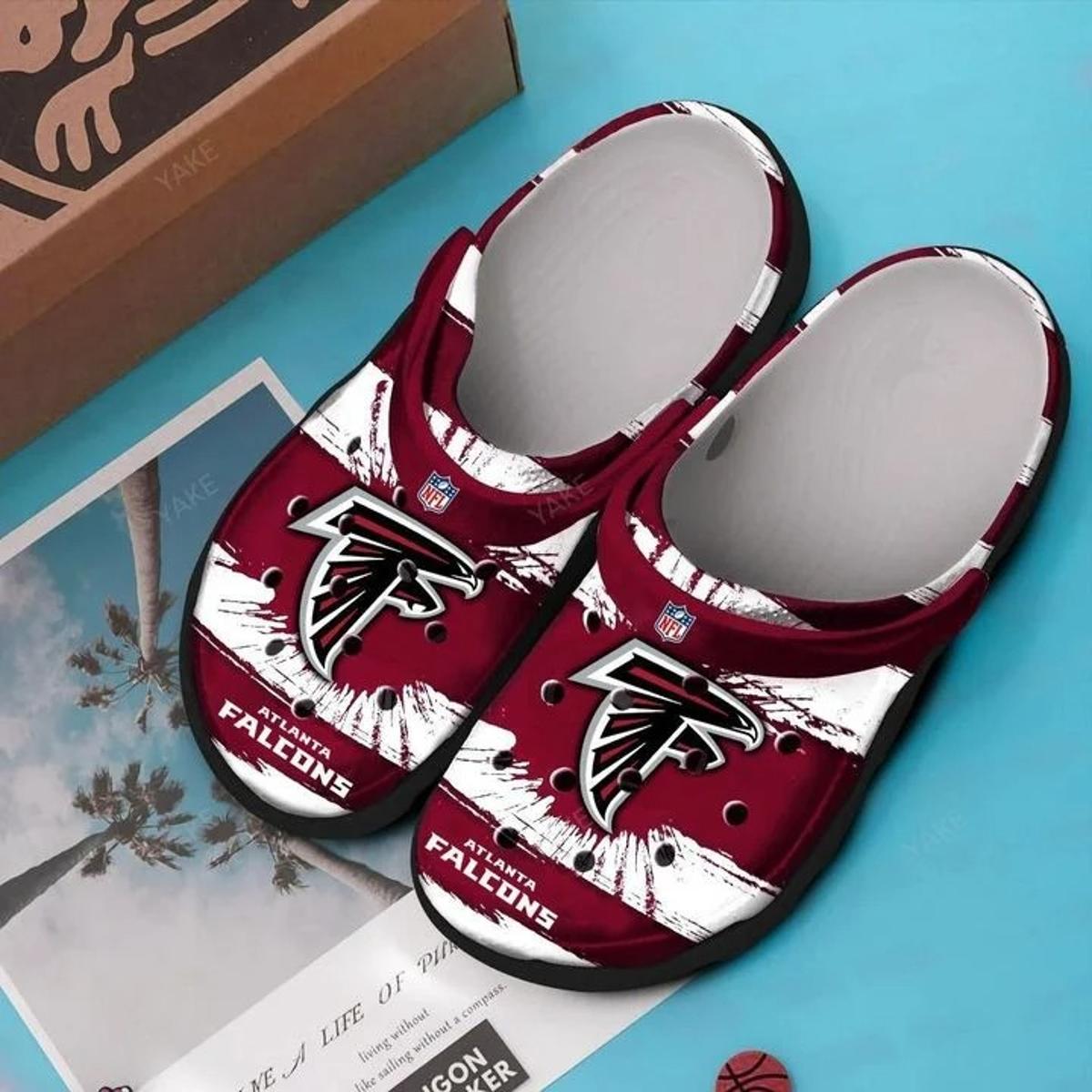 Custom Name Atlanta Falcons Crocs For Fans