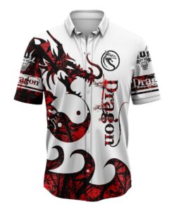 Awesome Red Dragon Hawaiian Shirt