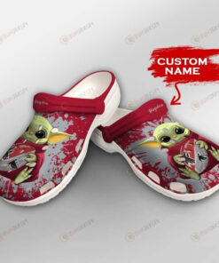 Baby Yoda Custom Name Atlanta Falcons Crocs