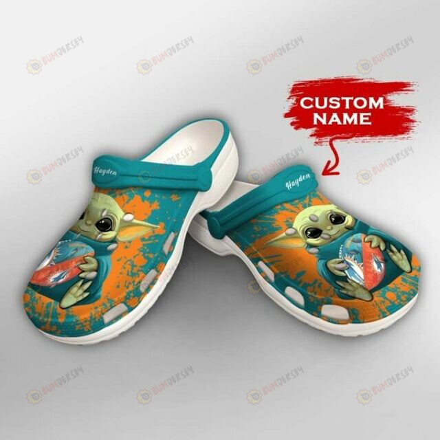 Miami Dolphin Crocs Best Gift For Fans