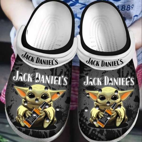 Baby Yoda Hug Native American Jack Daniels Crocs - Apparel, Mug, Home ...