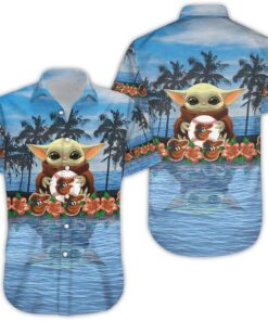 Baby Yoda Orioles Hawaiian Shirt For Men