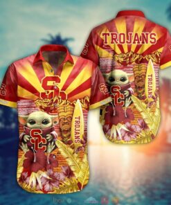 Baby Yoda Usc Hawaiian Shirt Size Fron S To 5xl