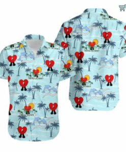 Bad Bunny Blue Un Verano Sin Ti Hawaiian Shirt For Family