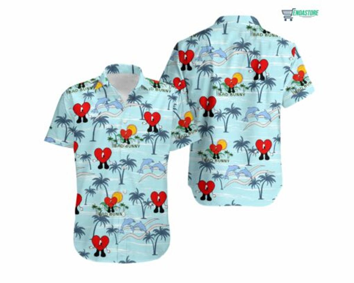 Bad-bunny Dodgers Un Verano Sin Ti Hawaiian Shirt