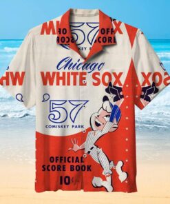 Flower Summer White Sox Hawaiian Shirt Size Fron S To 5xl