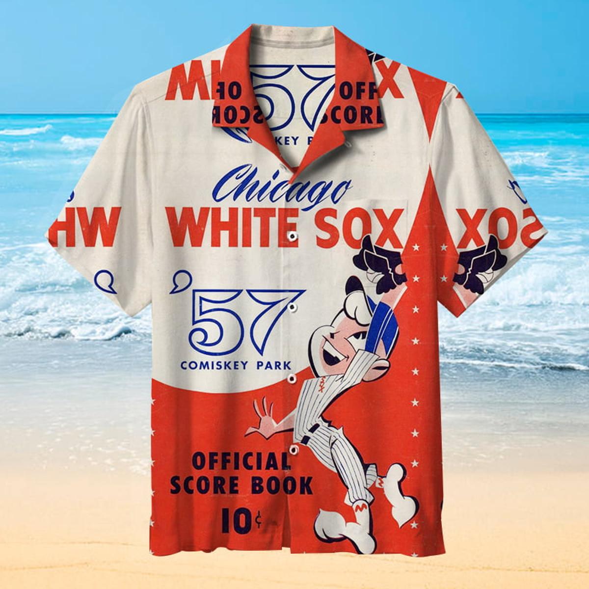 Baseball Chicago White Sox Hawaiian Shirt Outfit For Men