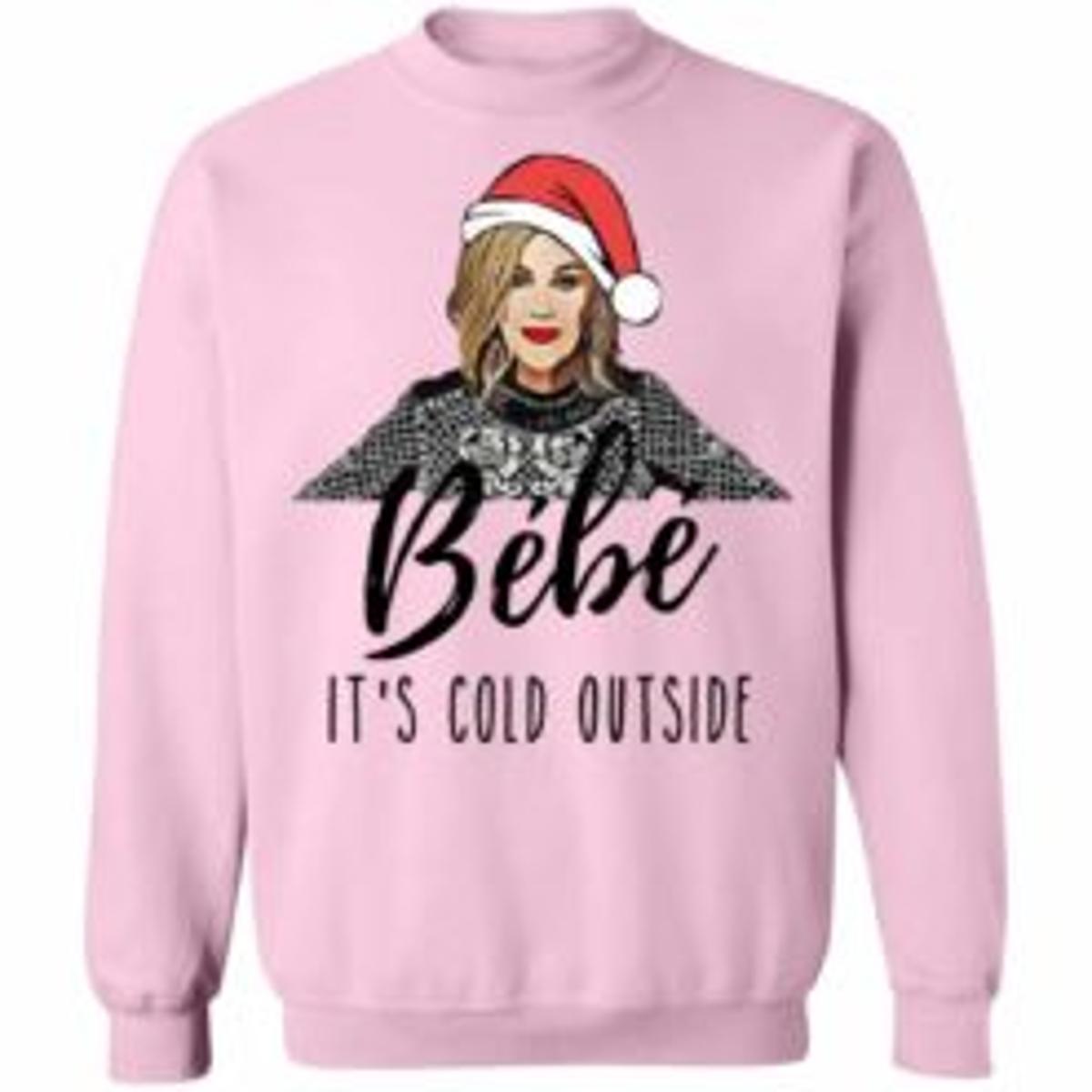 Bebe It’s Cold Outside Moira Rose Christmas Sweater