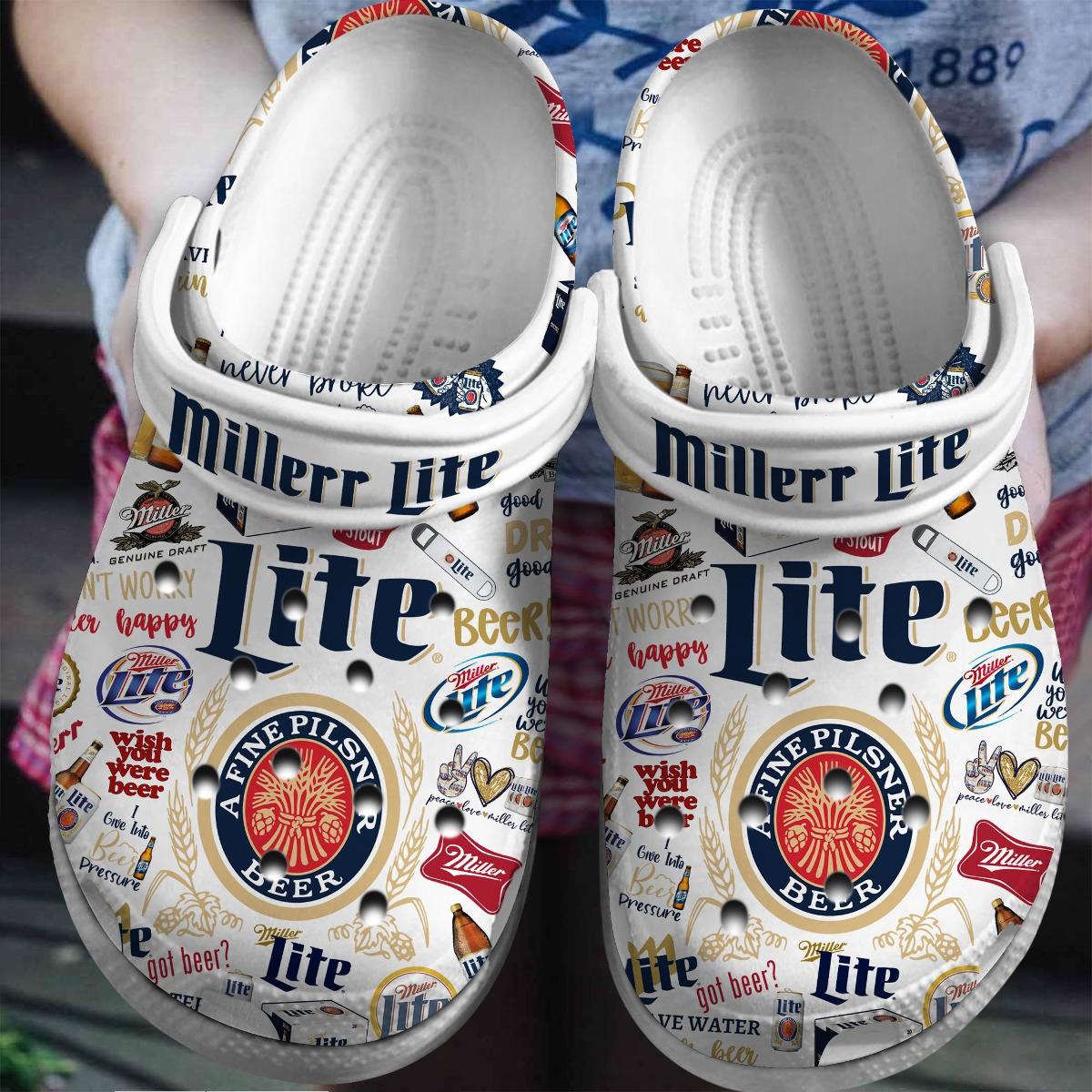 Summer Miller Lite Crocs For Fans