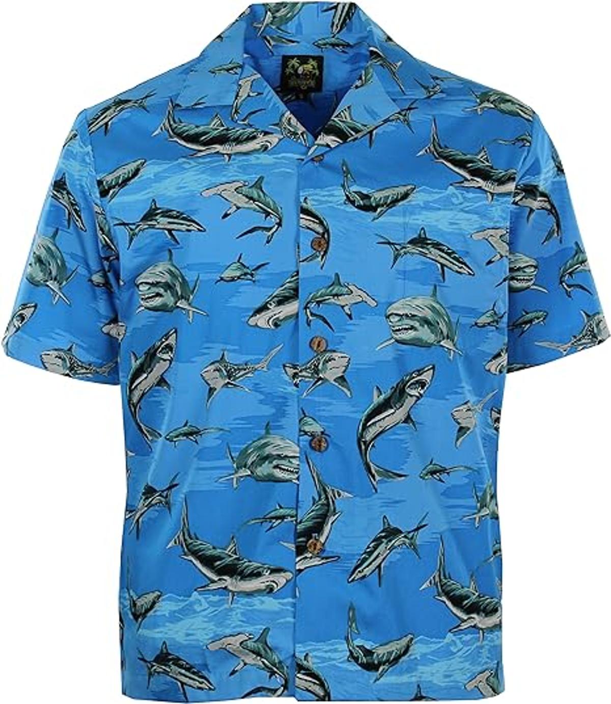 Shark In A World Full Of Fish Be A Shark Hawaiian Shirt For Men And Women